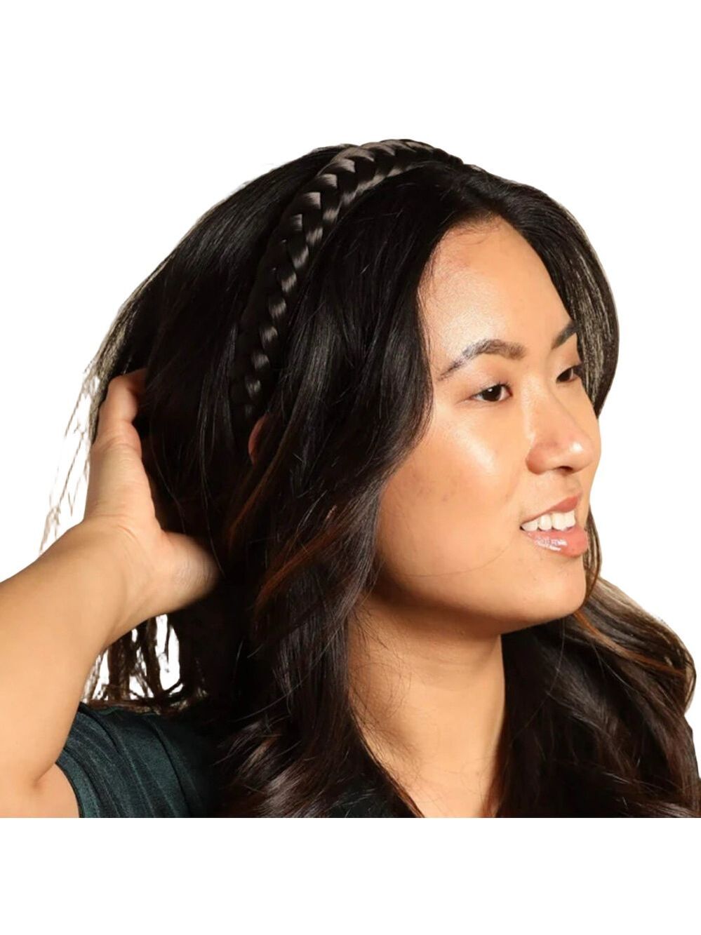 Madison Braid 2 Strand Headband is Hand Braided and Color Blended NIB